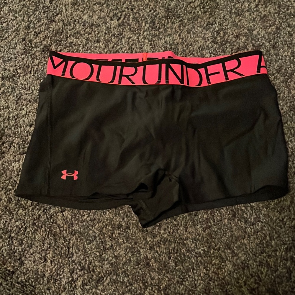 UA 2” spandex shorts